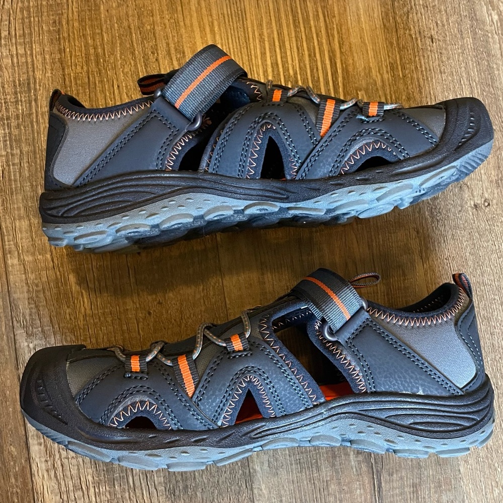 Merrell Kids Hydro 2 Navy Orange Sandal, Size 4M - Picture 6 of 11